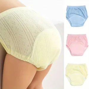 6-Pack Cotton Baby Training Pants, Washable Inserts