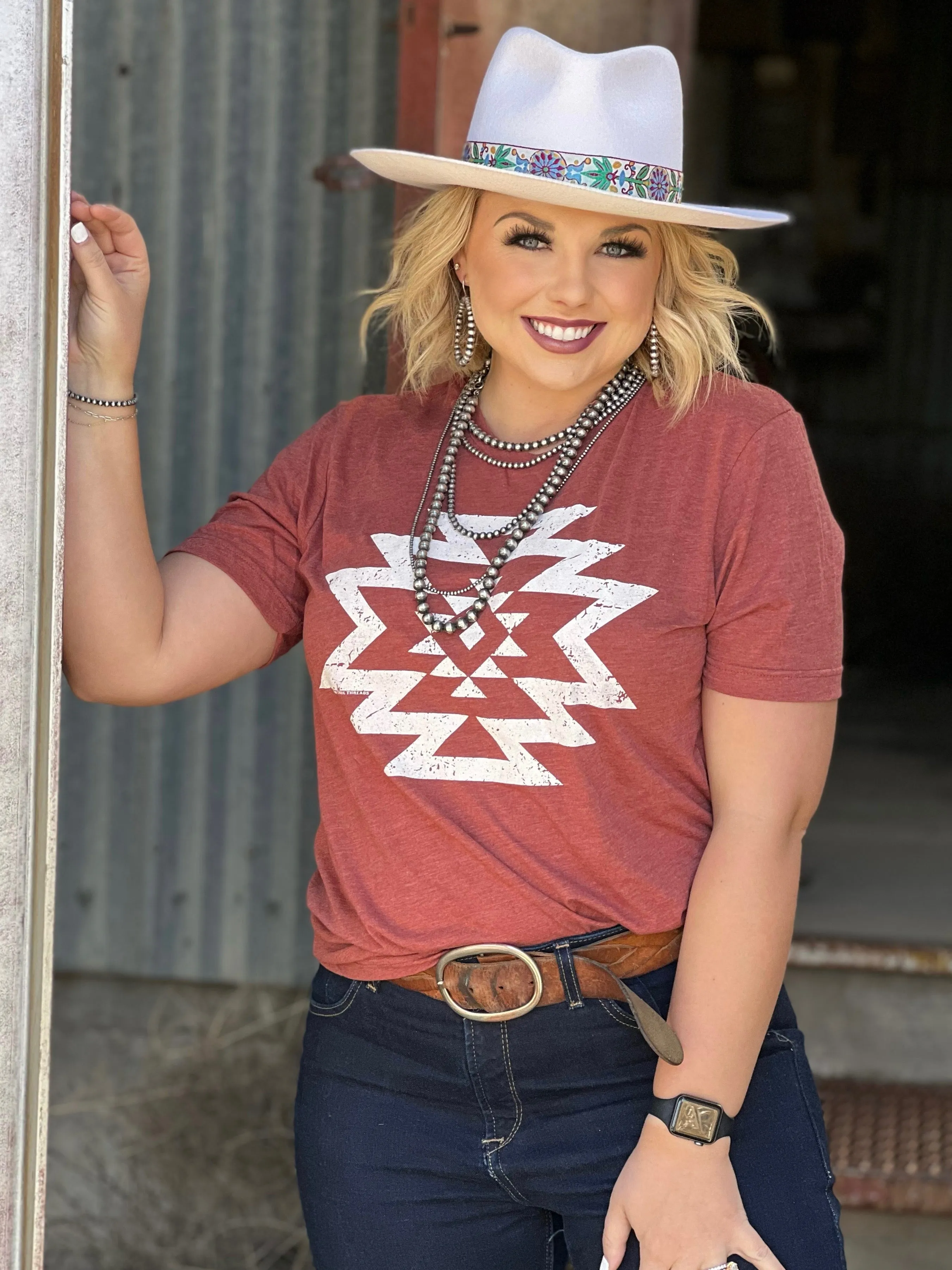 Alex Aztec on Clay Tee