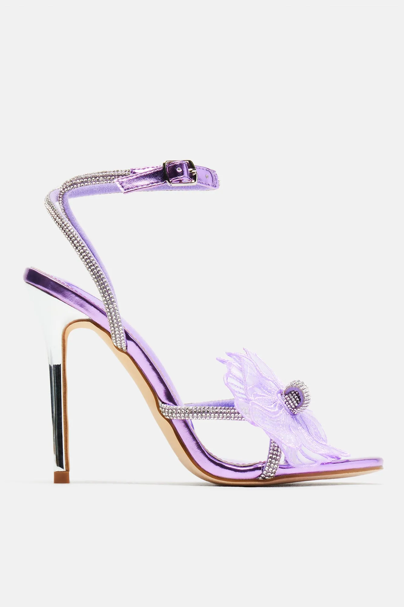 Alissa Heeled Sandals - Purple