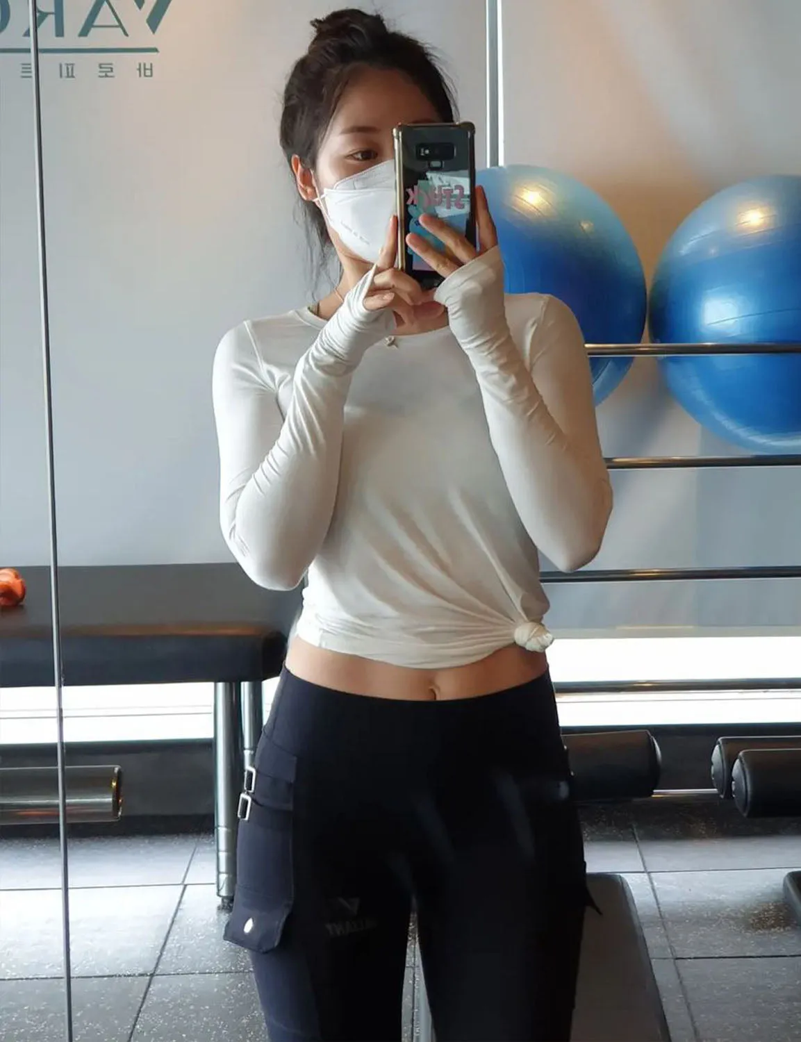 Athlete Long Sleeve Tops white ins_Plus Size