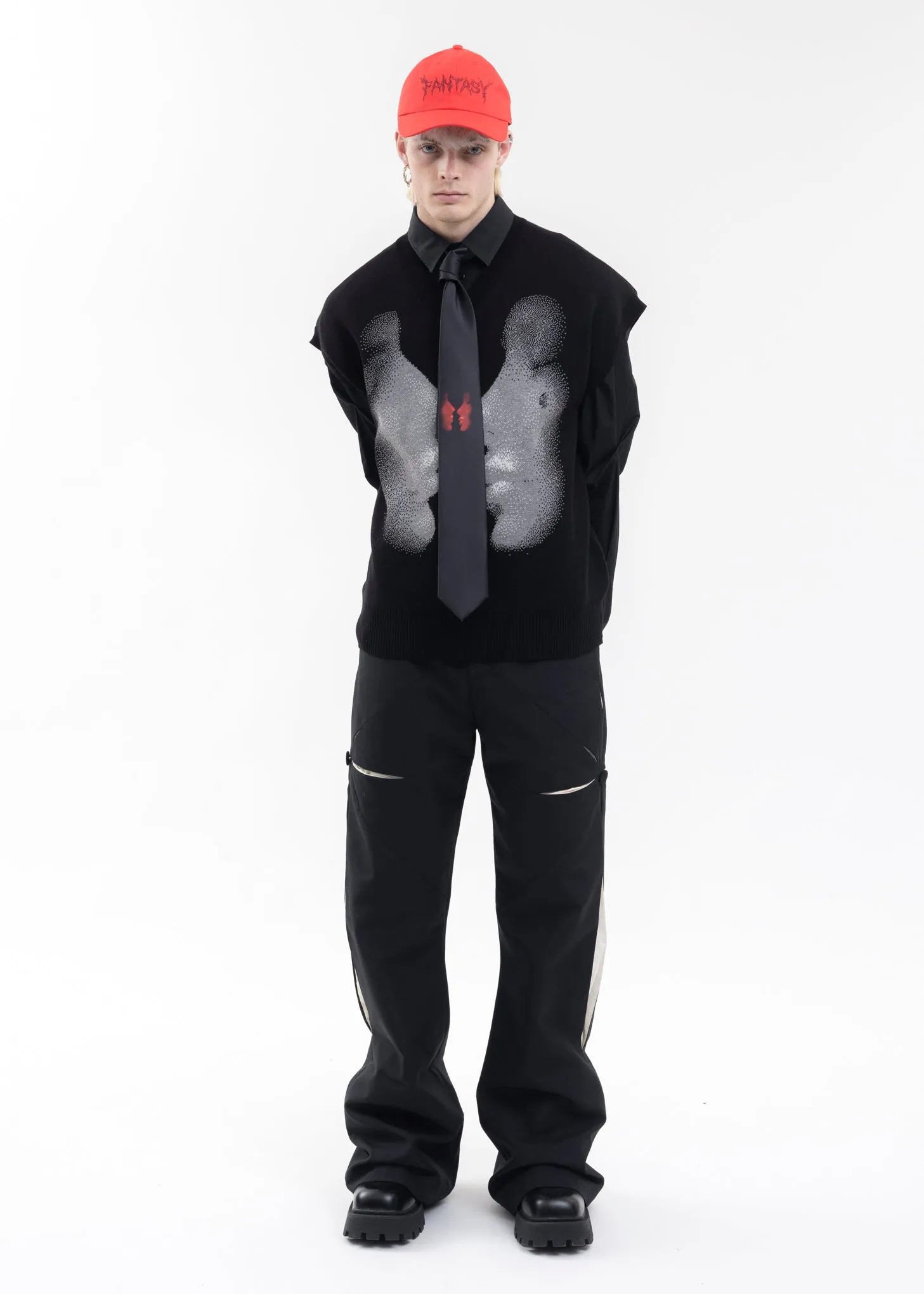 BLACK KISS KNIT VEST