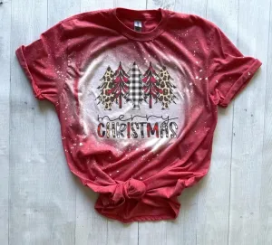 Bleached Merry Christmas Tee