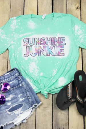 Bleached Sunshine Junkie Tri-Blend Short Sleeve Tee