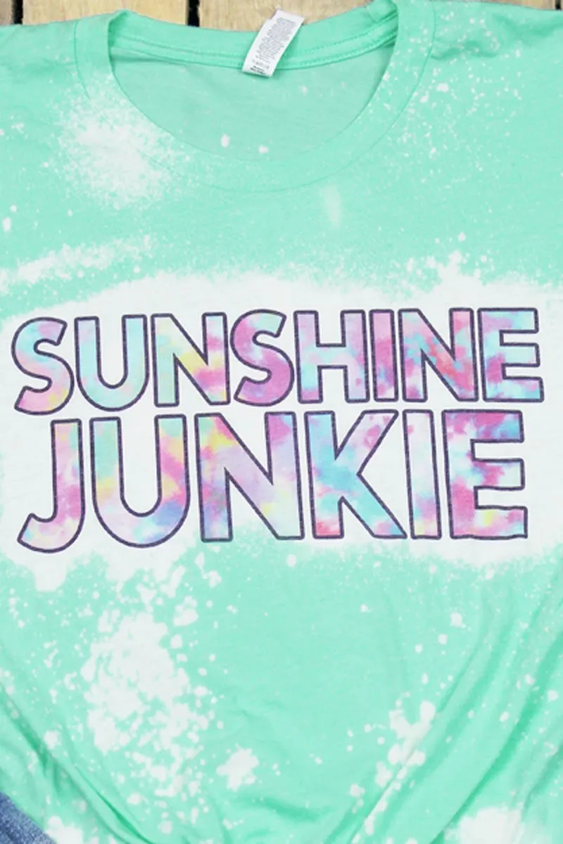 Bleached Sunshine Junkie Tri-Blend Short Sleeve Tee
