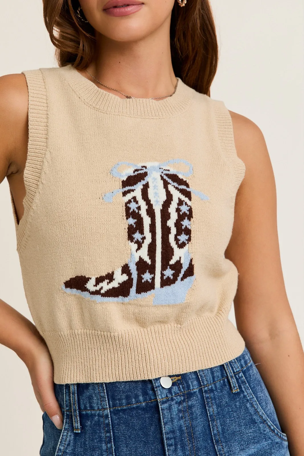 Boot Scoot Knit Top