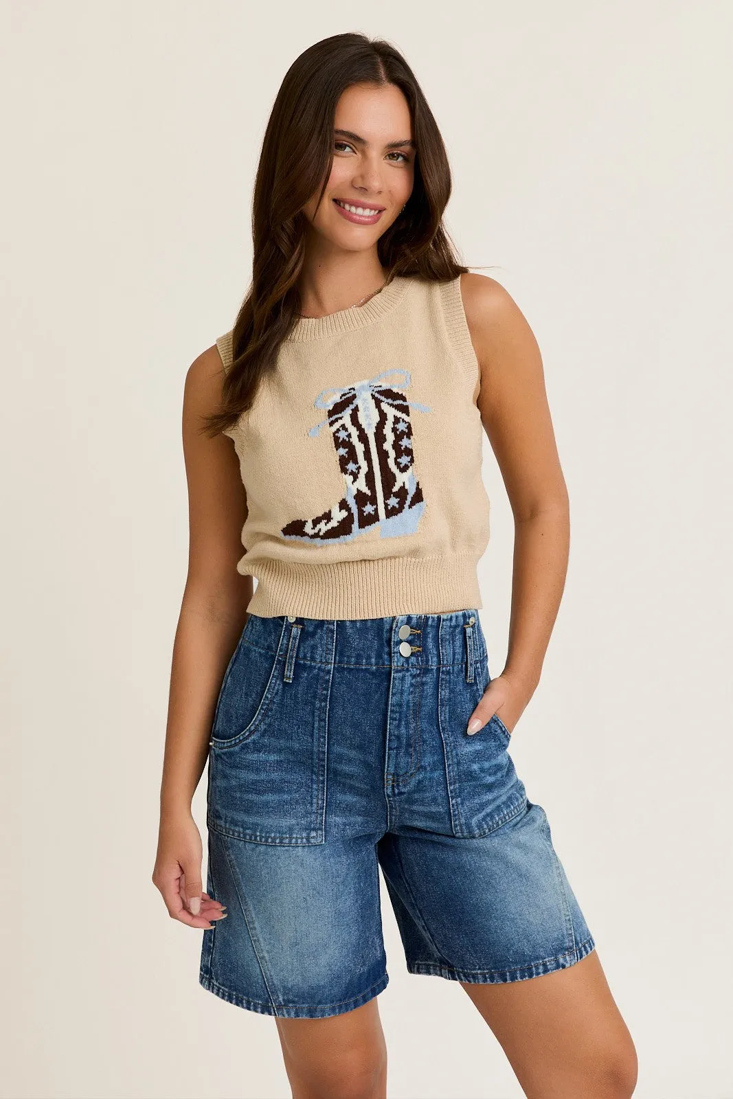 Boot Scoot Knit Top