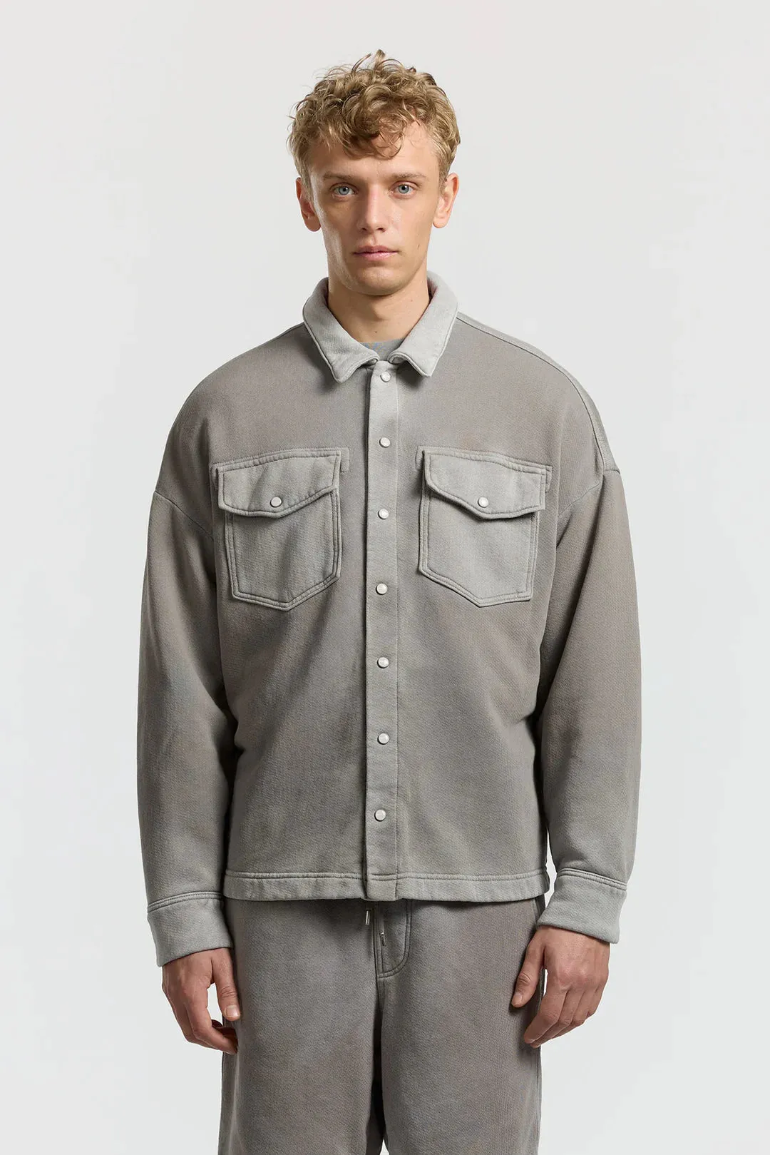 Boston Buttondown - Vintage Cement
