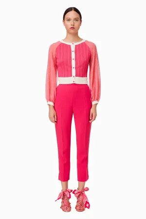 Bougainvillea  Pants with Slits and Pockets