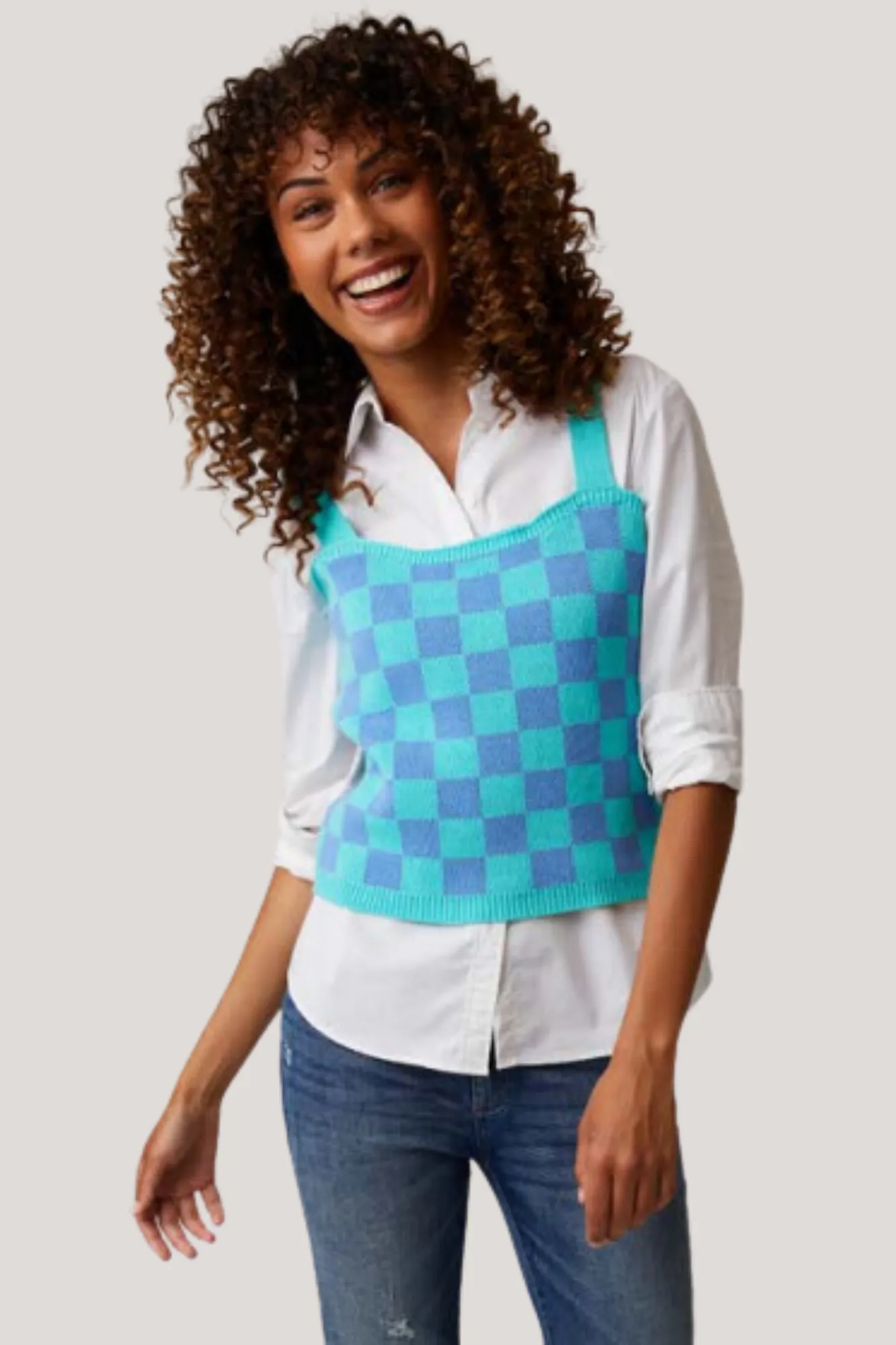 Camden Checker Top