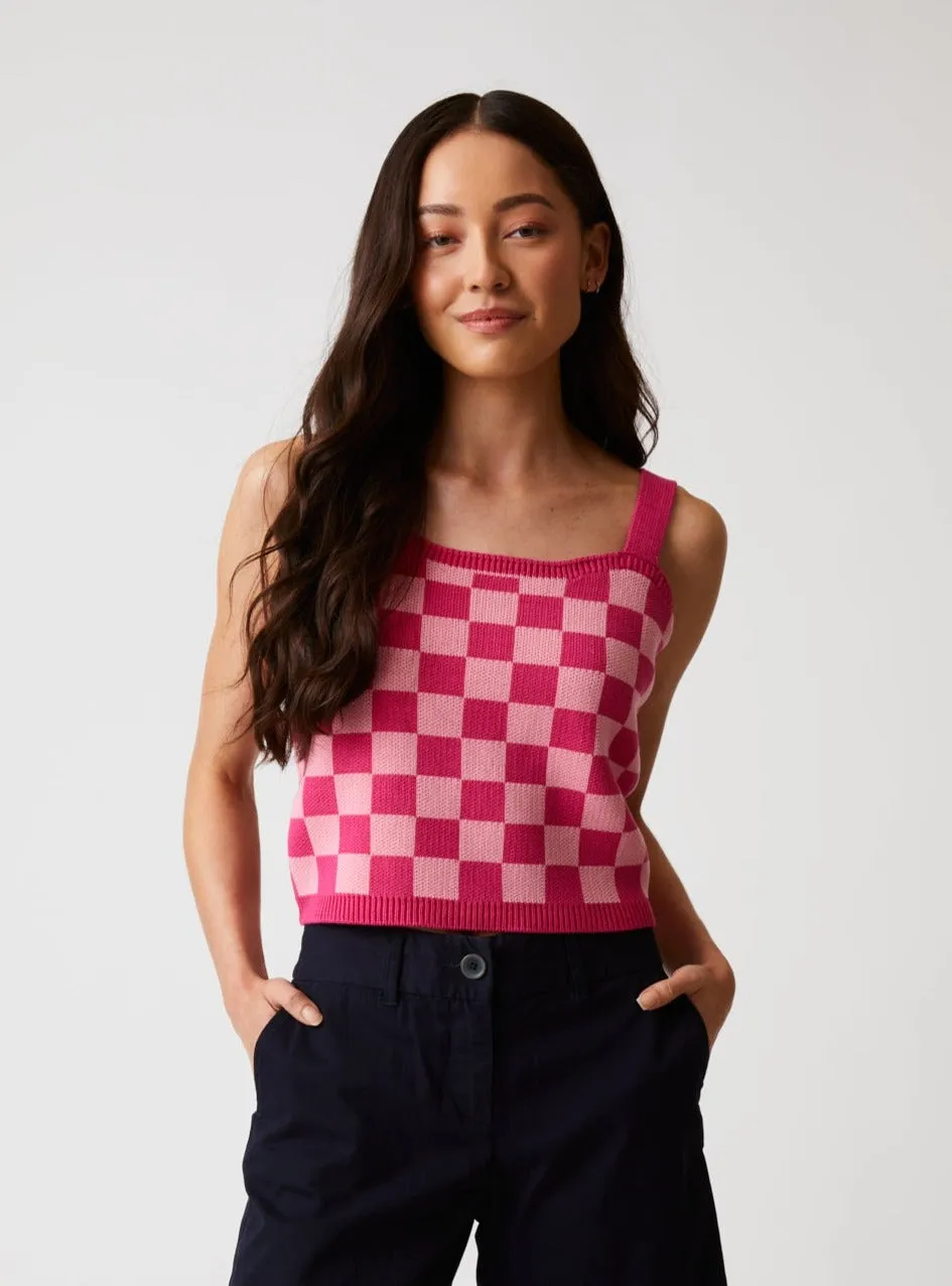 Camden Checker Top
