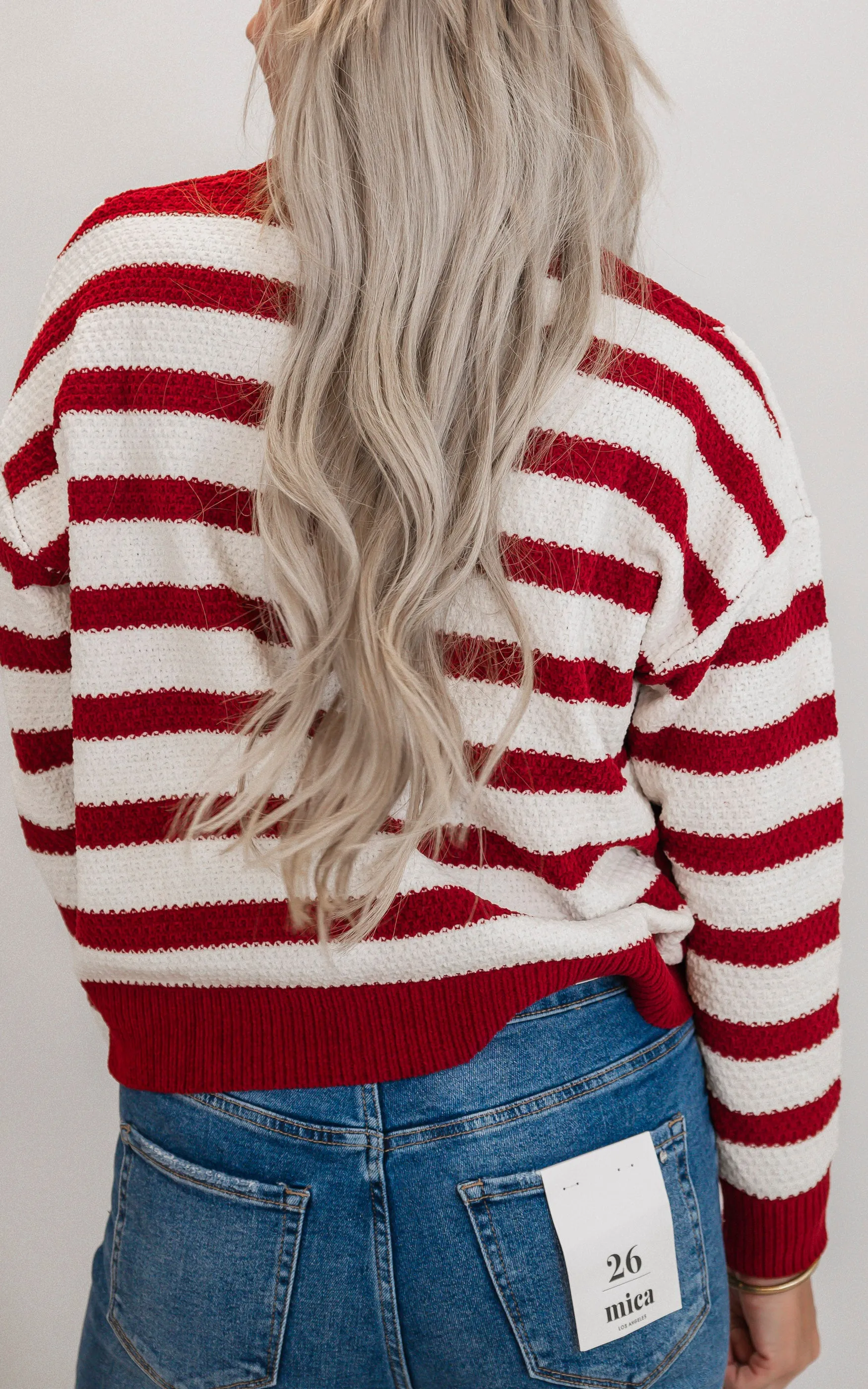 Checkmate Stripes Sweater by Salty Wave*