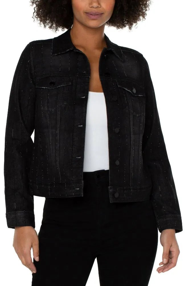Classic Jean Jacket w Crystals