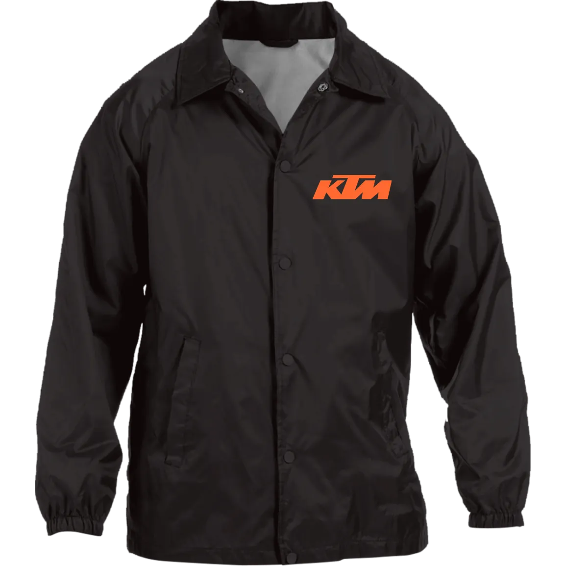 Classic White KTM Motorcycle Nylon Staff Jacket