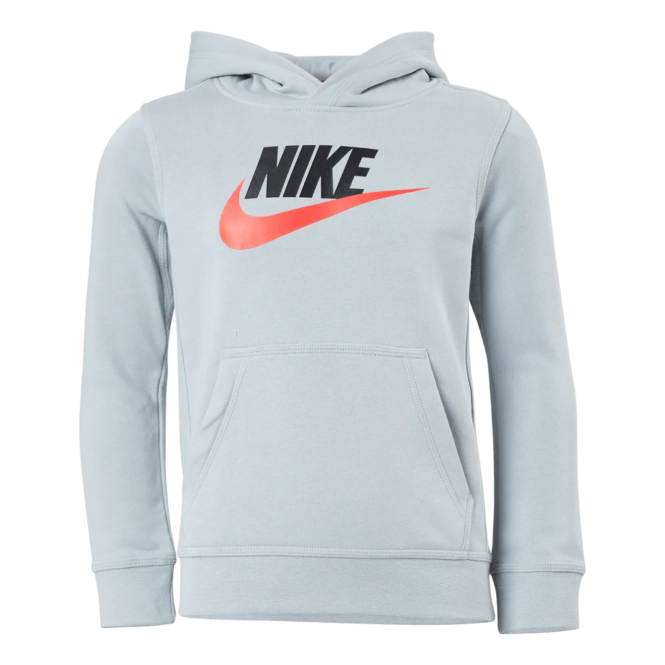 Club Fleece Hoodie Junior Grey/Red
