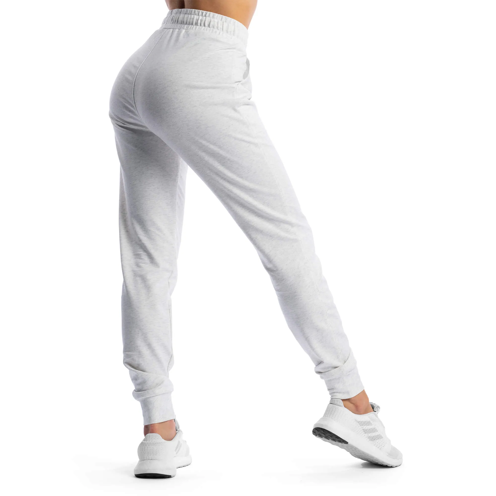 Cozy Joggers - White Marl