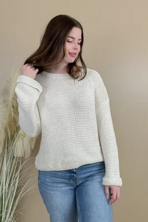 Cozy Lifestyle Chunky Knit Cuff Sweater