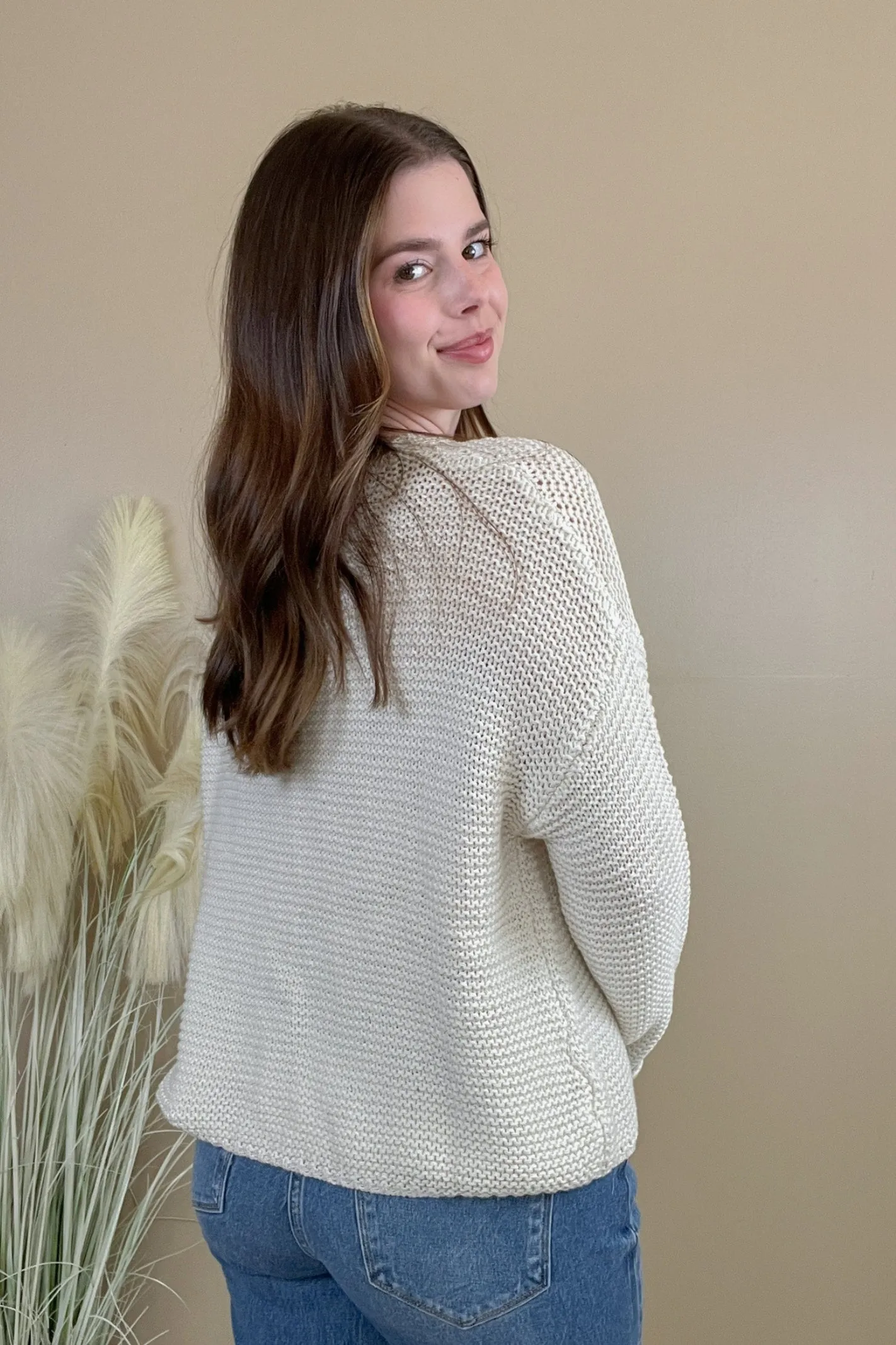Cozy Lifestyle Chunky Knit Cuff Sweater