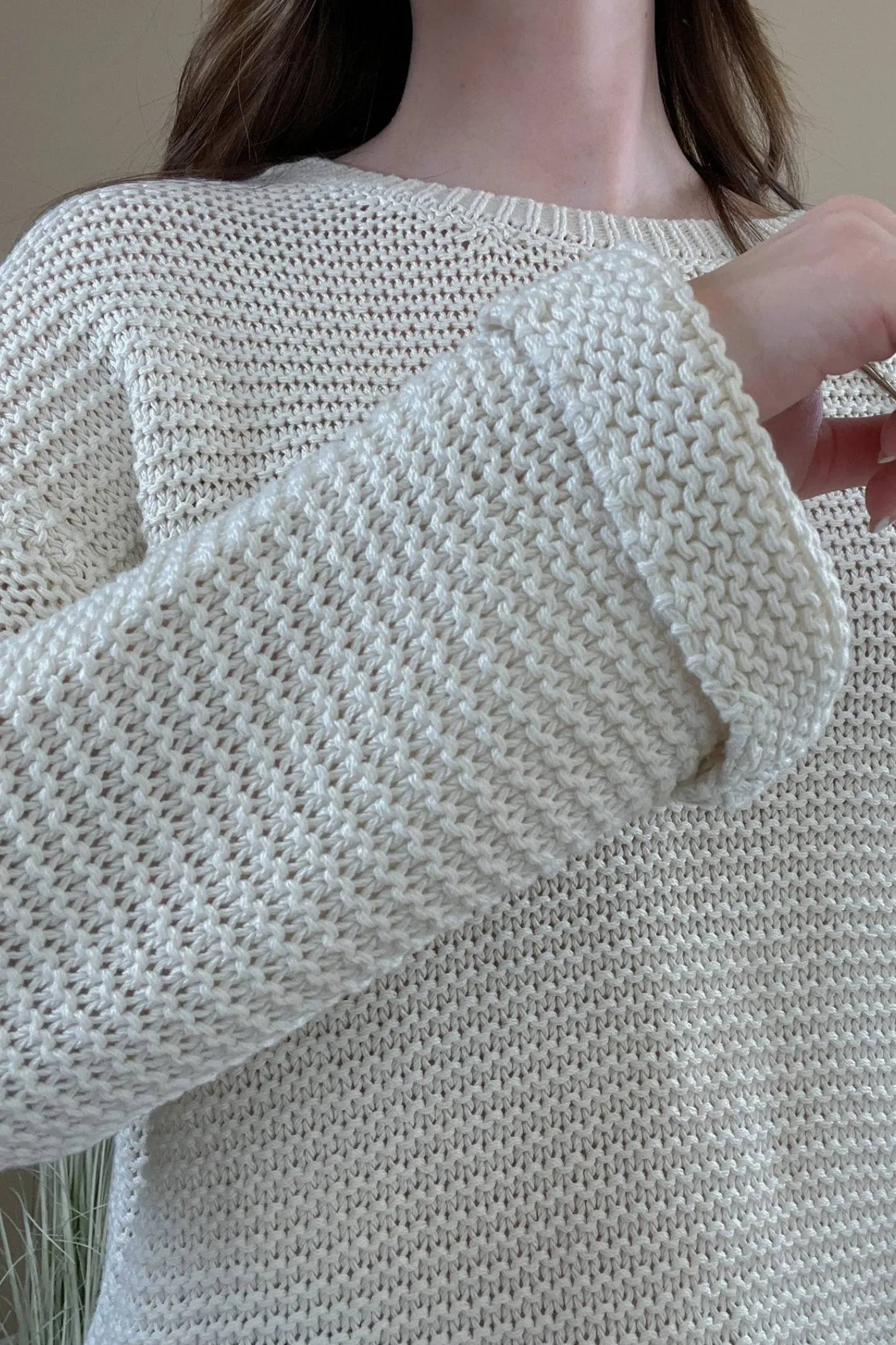 Cozy Lifestyle Chunky Knit Cuff Sweater