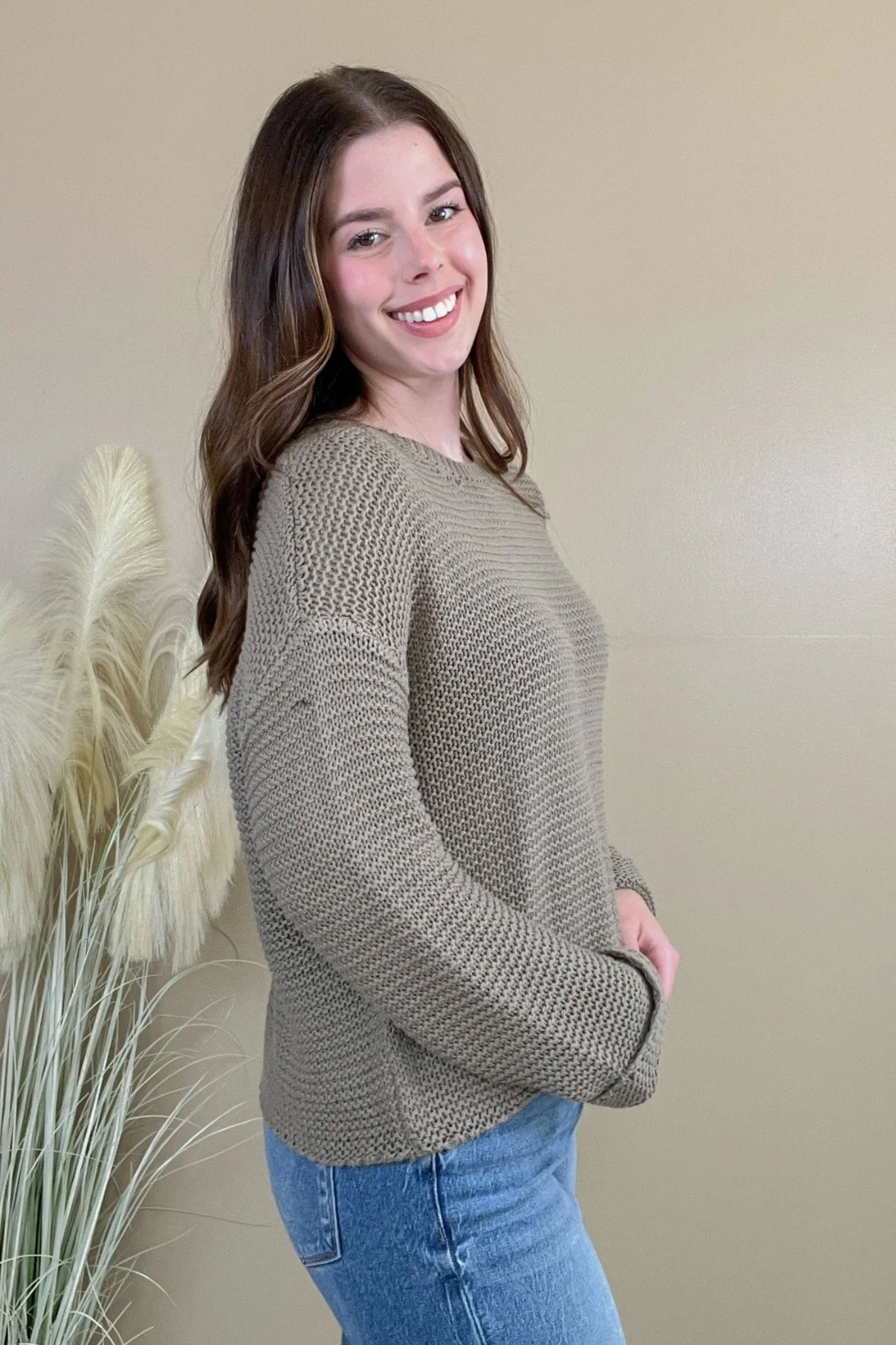 Cozy Lifestyle Chunky Knit Cuff Sweater