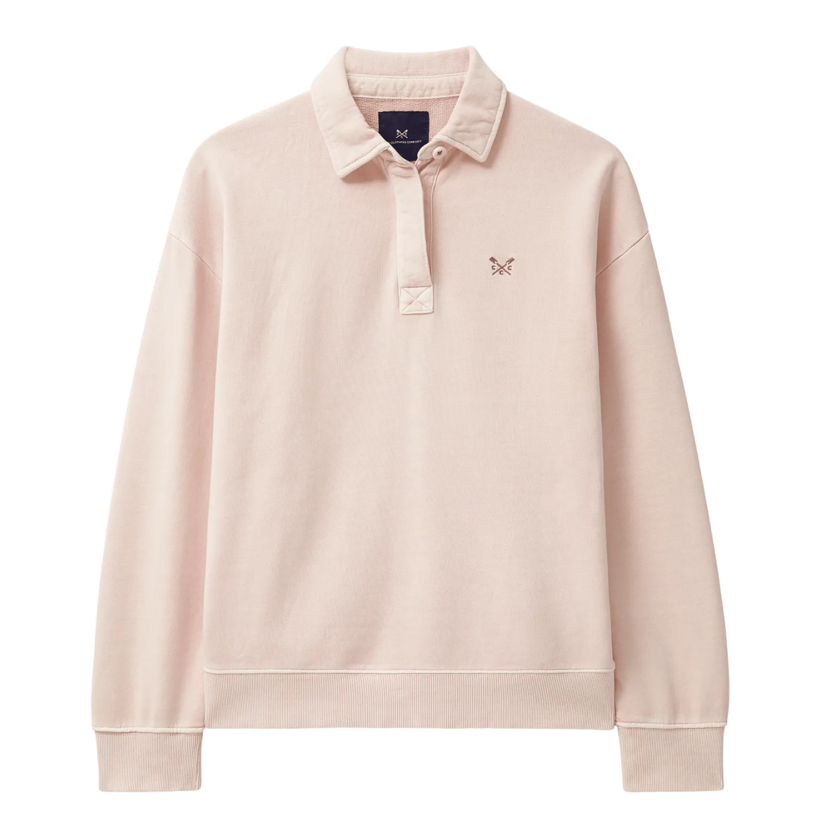Crew Clothing Womens Pigment Dyed Rugger Sweatshirt