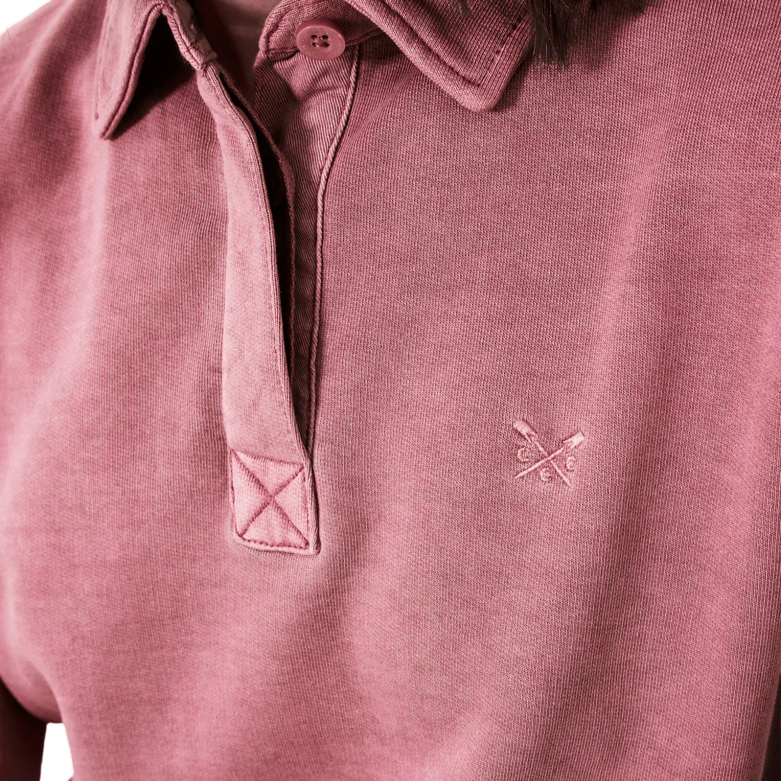 Crew Clothing Womens Pigment Dyed Rugger Sweatshirt