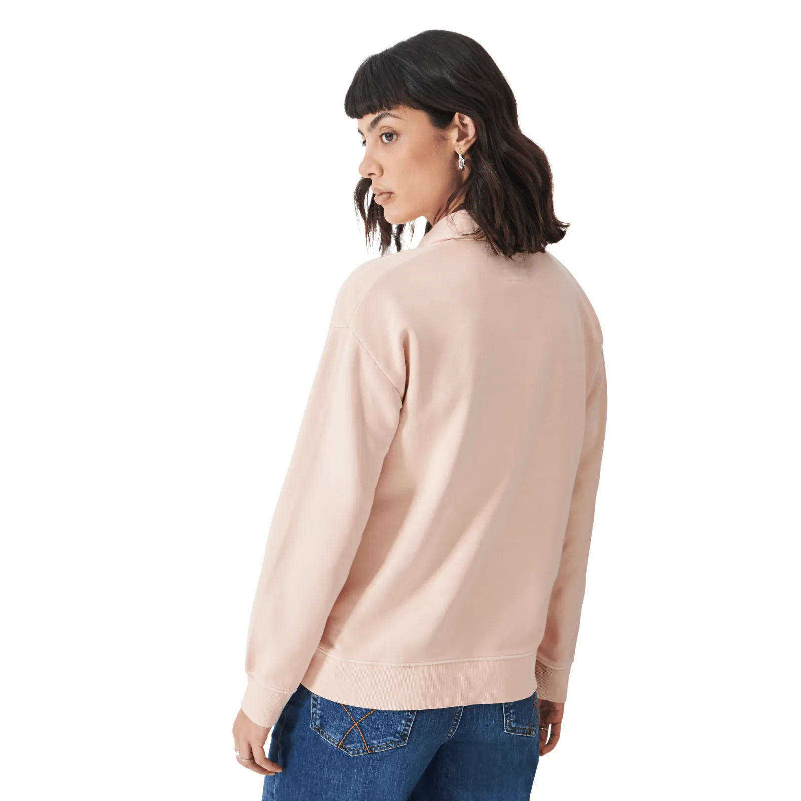 Crew Clothing Womens Pigment Dyed Rugger Sweatshirt