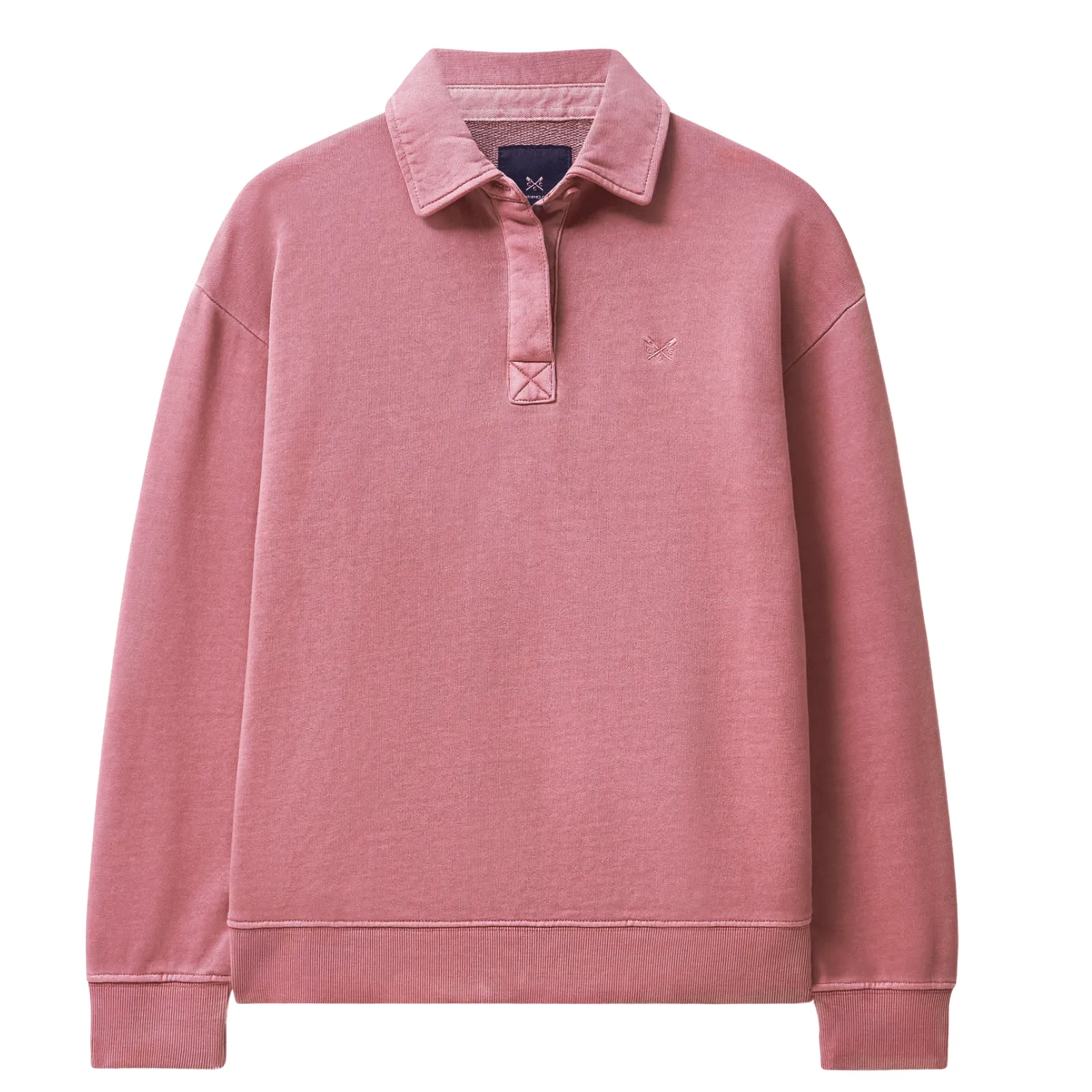 Crew Clothing Womens Pigment Dyed Rugger Sweatshirt