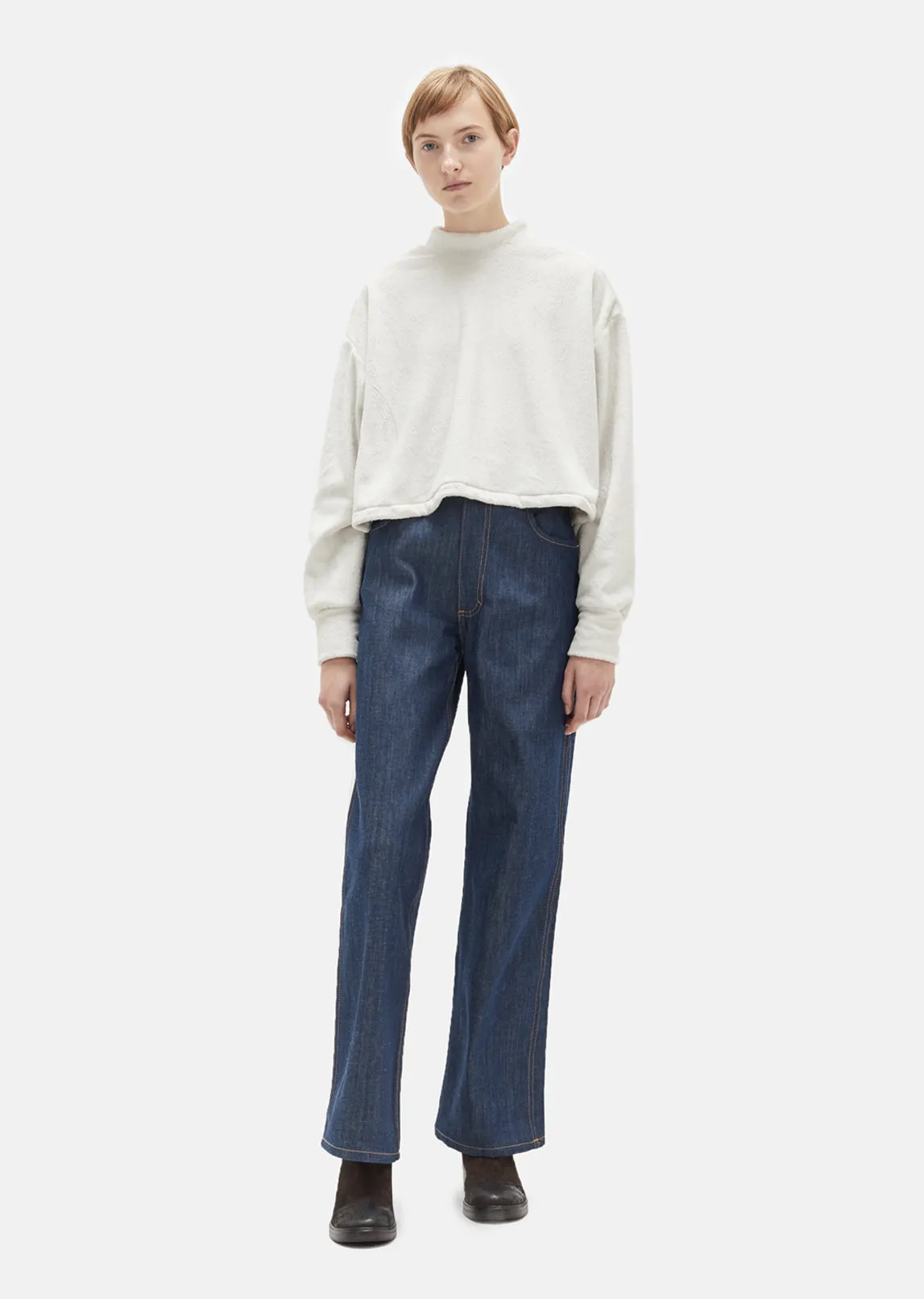 Cropped Pillow Sweatshirt