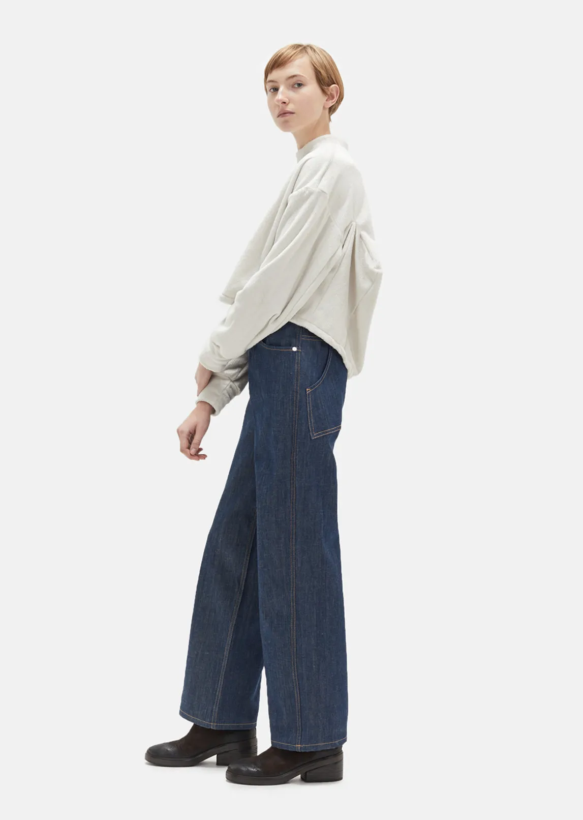 Cropped Pillow Sweatshirt