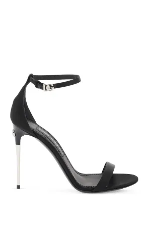 Dolce & gabbana satin sandals for elegant