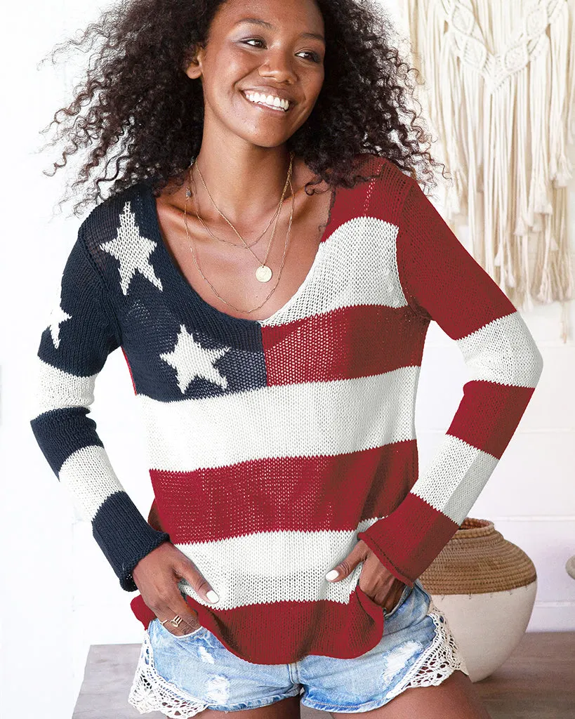 FLAG V COTTON
