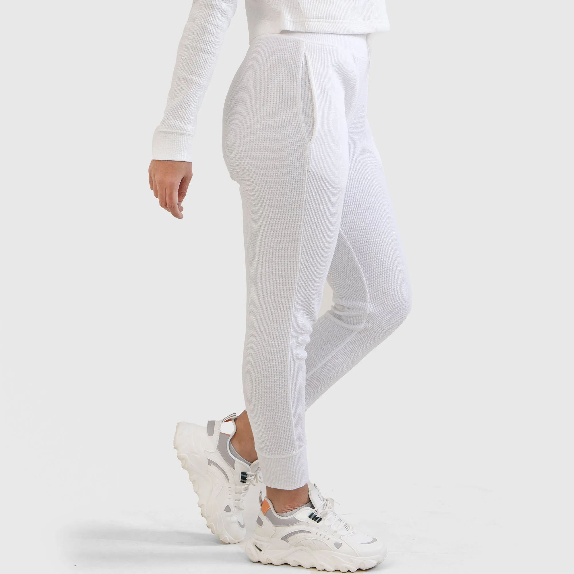 GA Cropped Joggers (White)