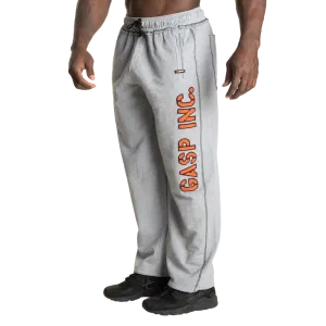 GASP DIVISION SWEATPANTS (Light Grey Melange/Flame) - ملابس رياضية