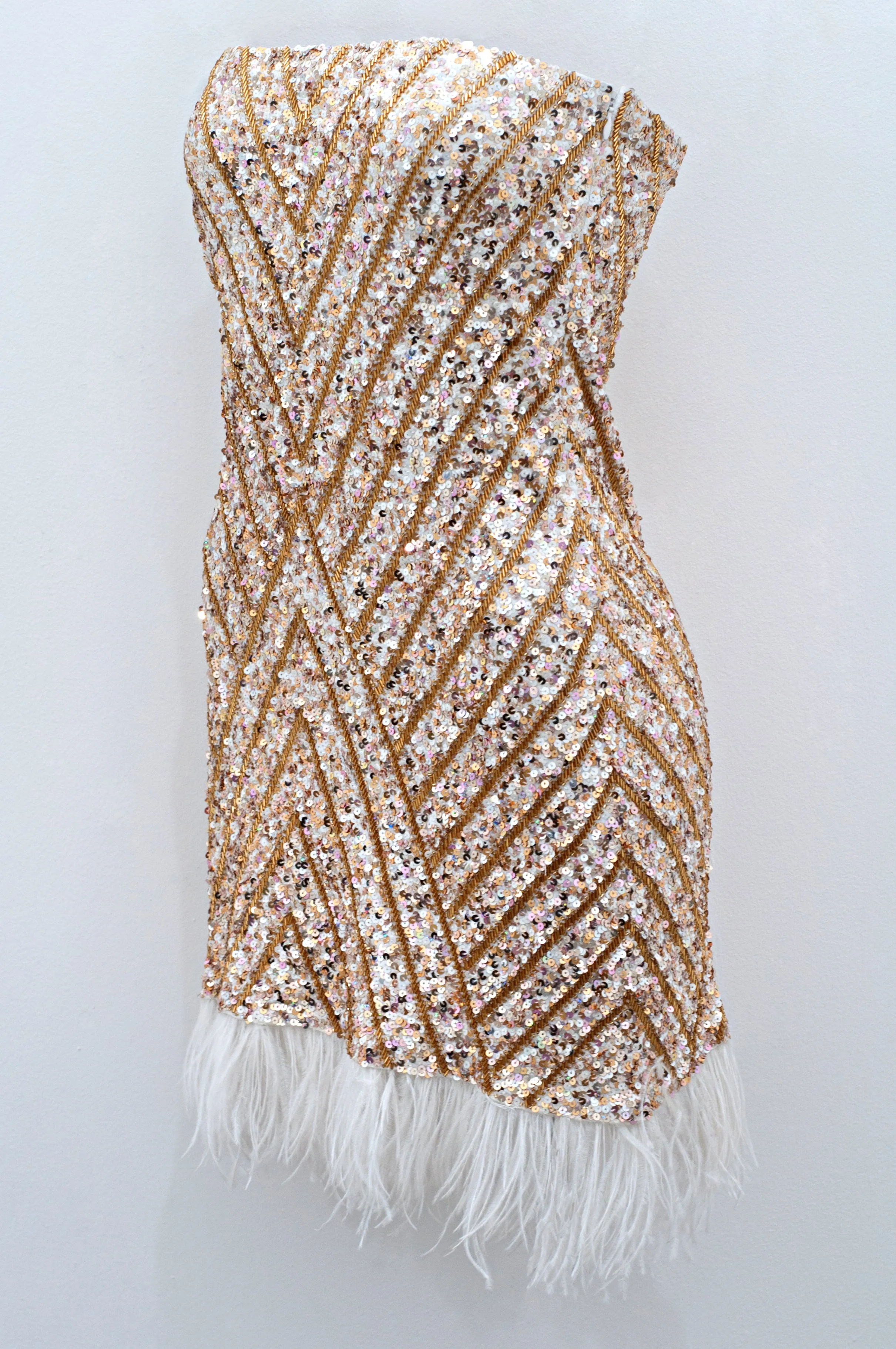 Glow dress Plumes