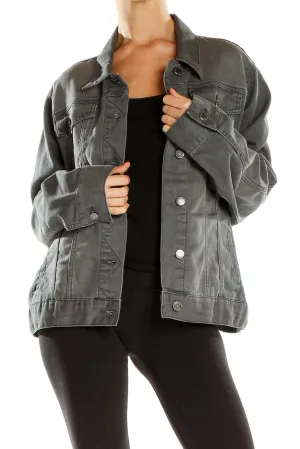 Gray Denim Jacket
