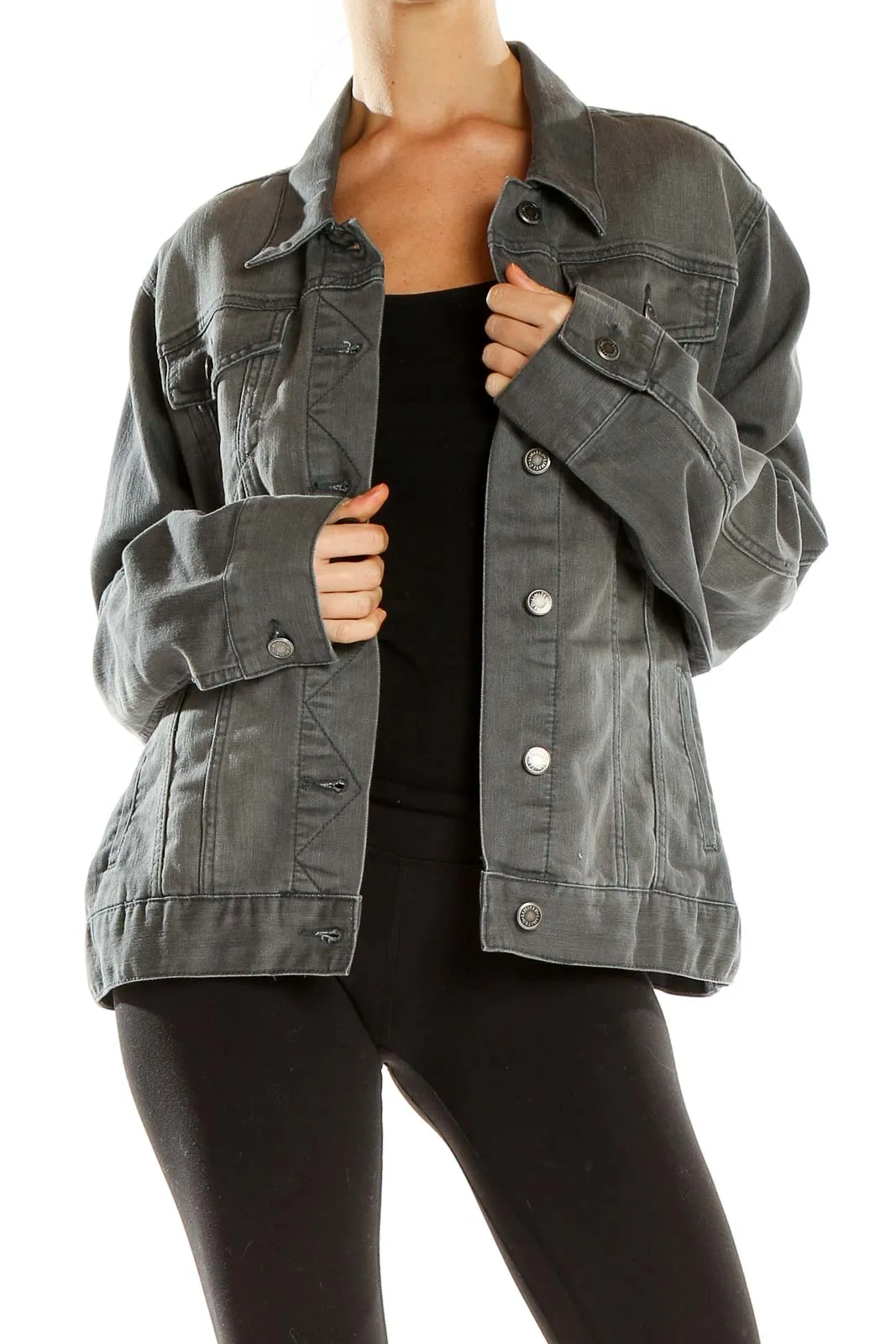 Gray Denim Jacket