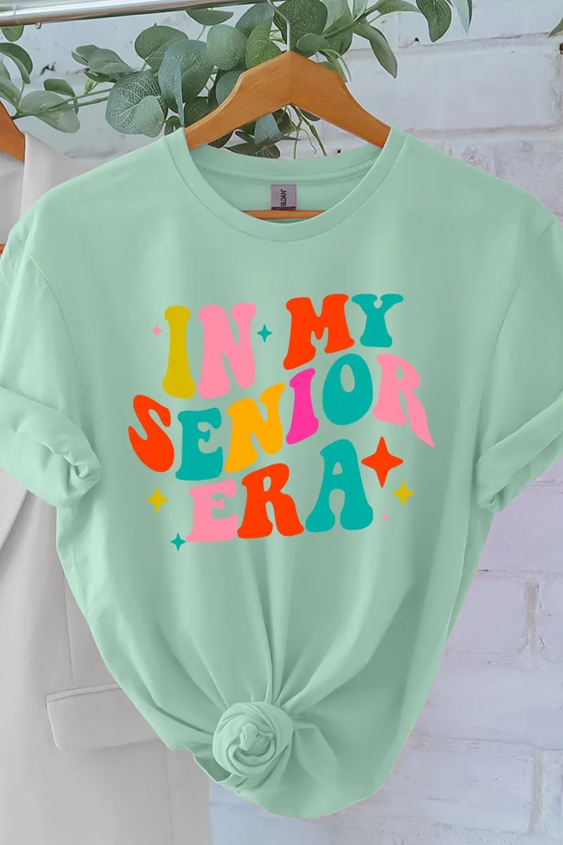 In My Senior Era Colorful Short Sleeve Relaxed Fit T-Shirt