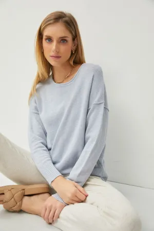 Inside Out Drop Shoulder Sweater