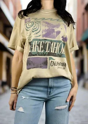 LAKE TAHOE SAND BOYFRIEND TEE