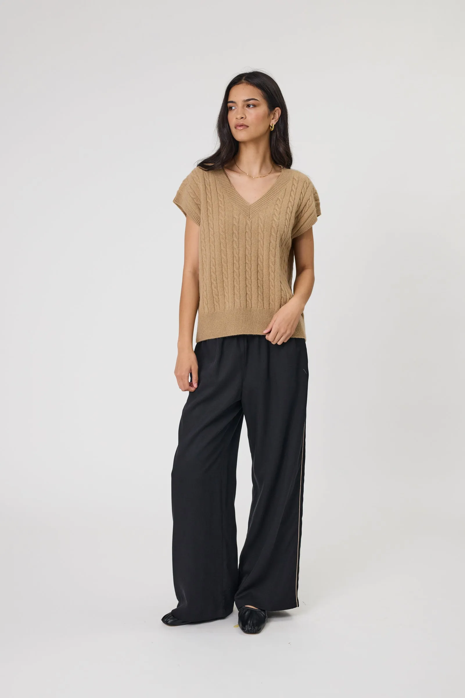 Legion Side Stripe Pant - Black