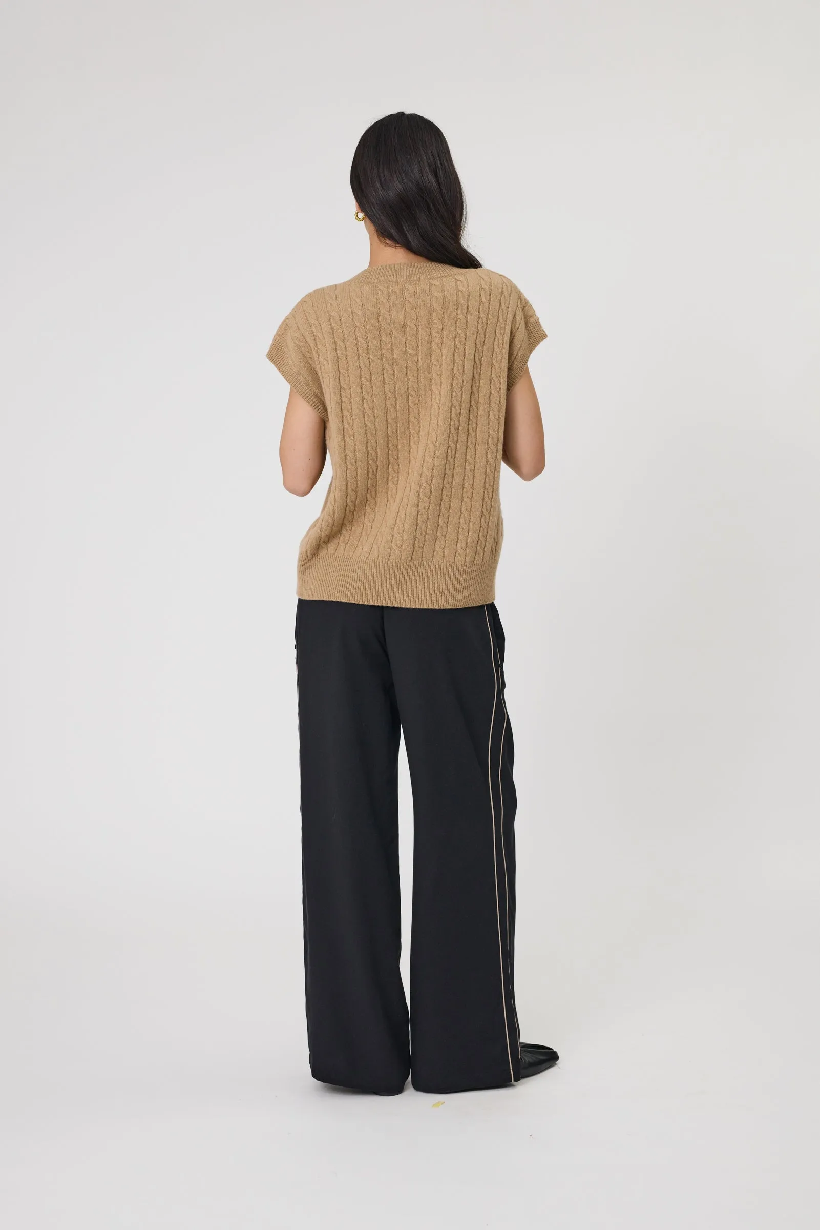 Legion Side Stripe Pant - Black