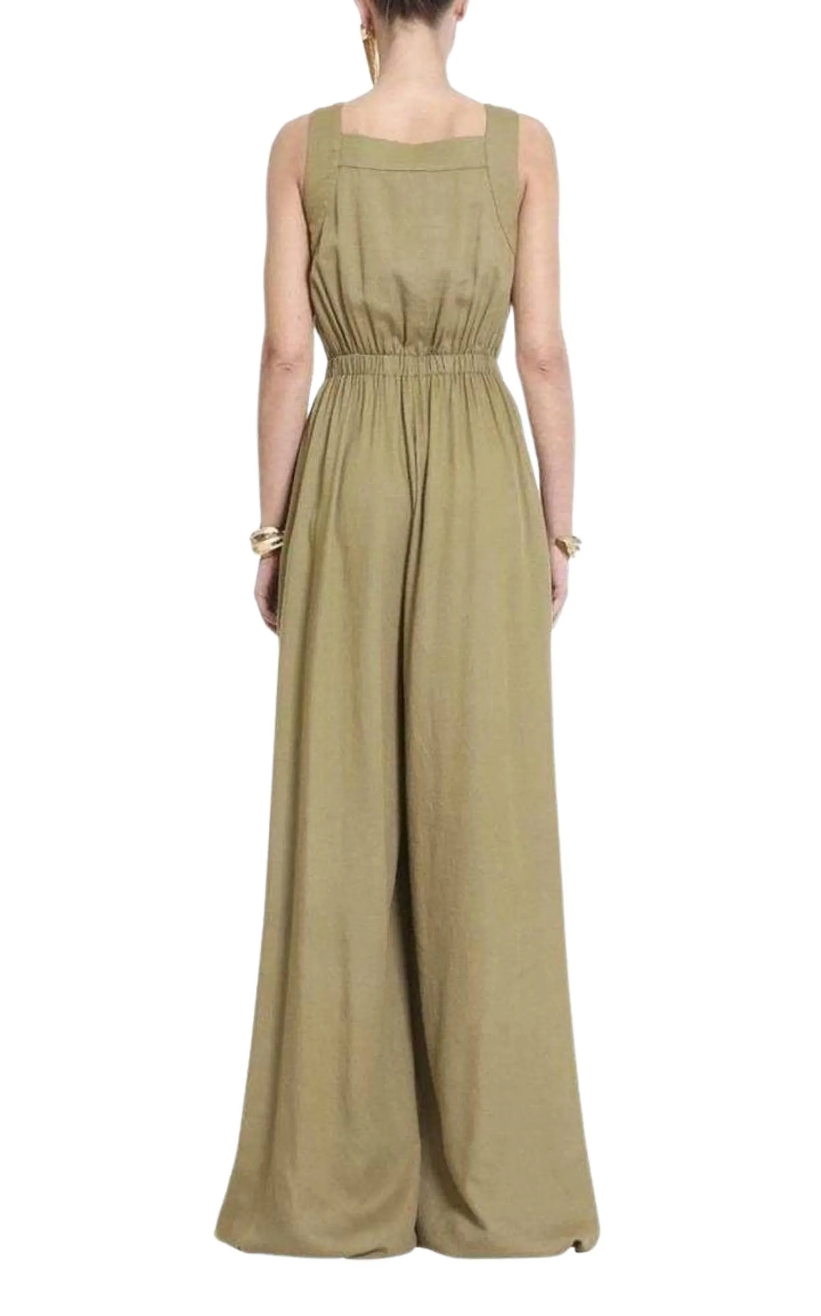 Light khaki Military Jumpsuit