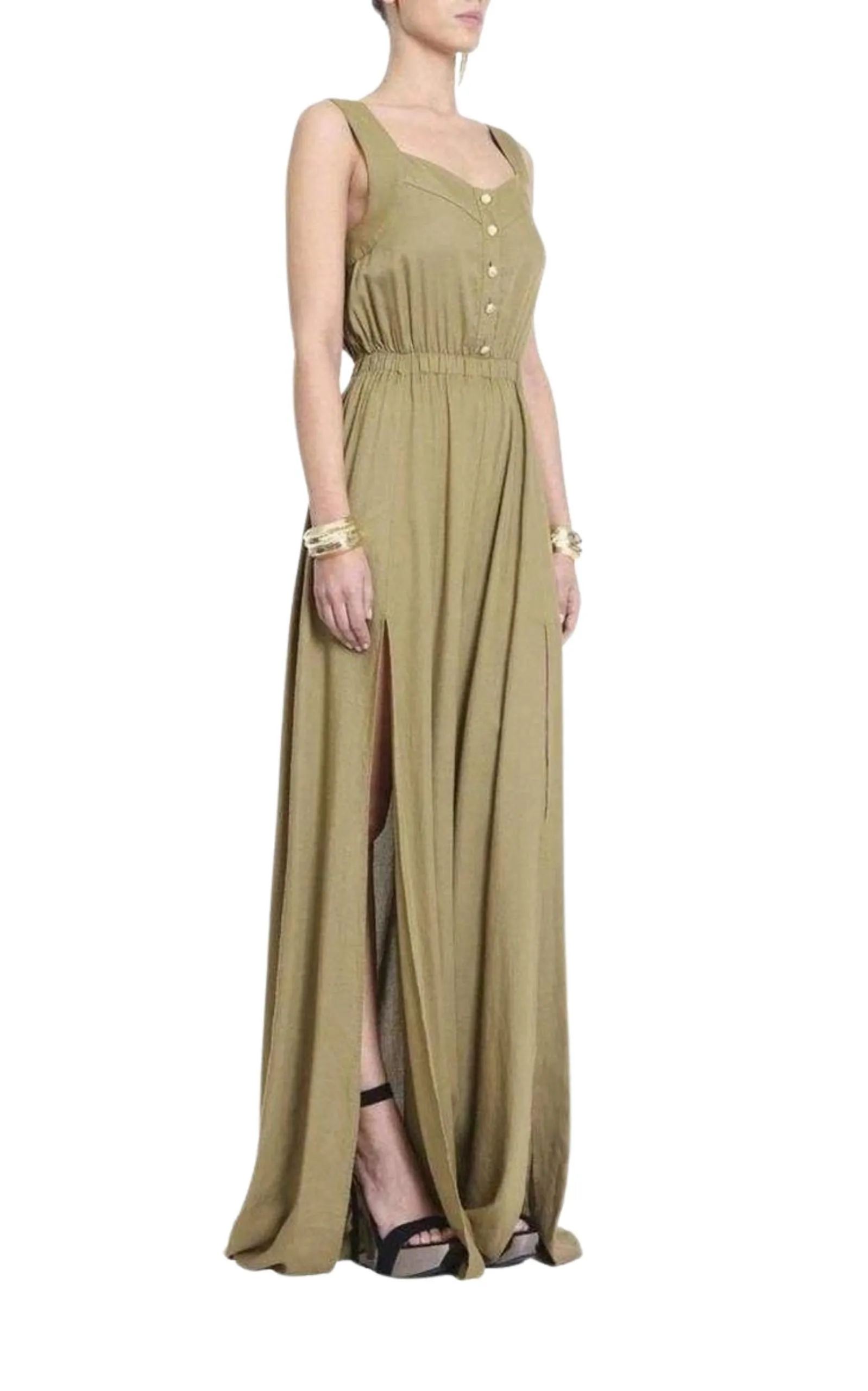 Light khaki Military Jumpsuit