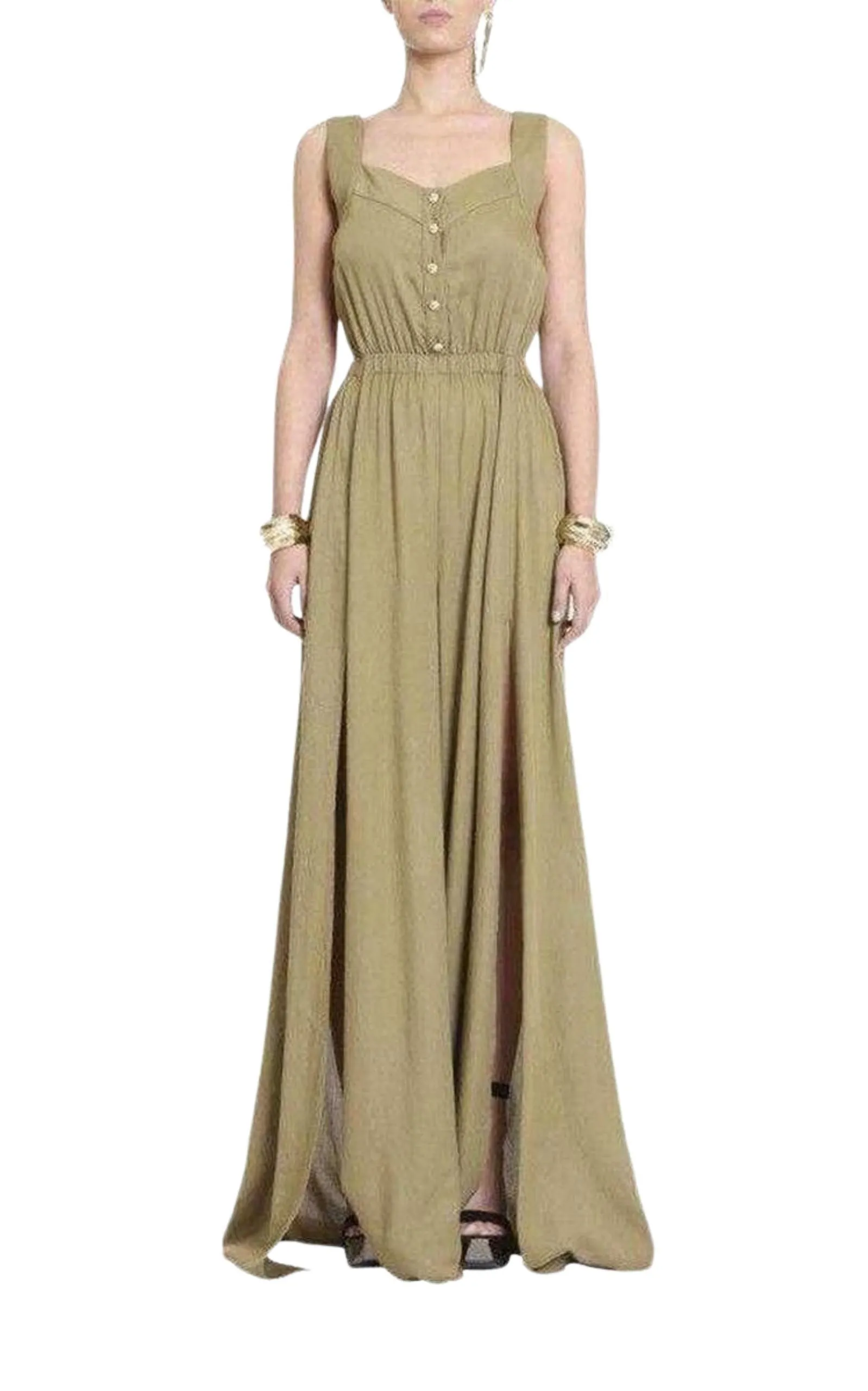 Light khaki Military Jumpsuit