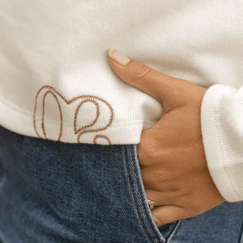 Maternity sailor sweater Molene ivory