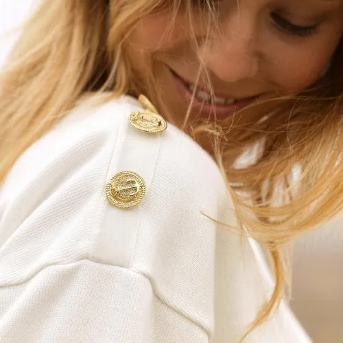 Maternity sailor sweater Molene ivory