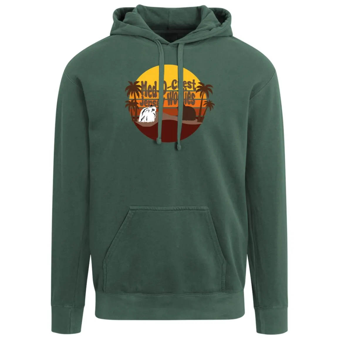 Med-O-Crest Comfort Colors Garment-Dyed Adult Hoodie