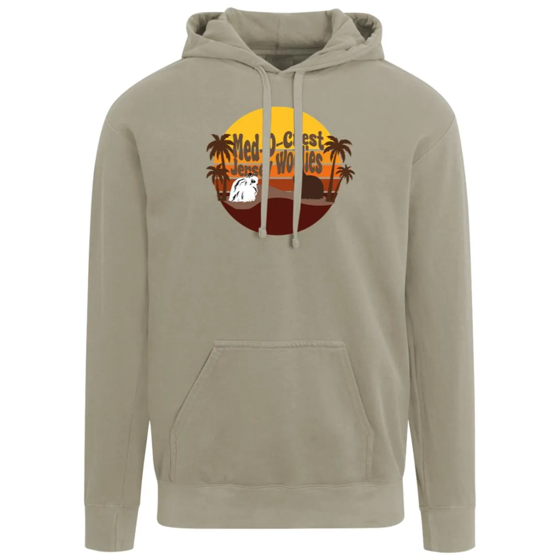 Med-O-Crest Comfort Colors Garment-Dyed Adult Hoodie