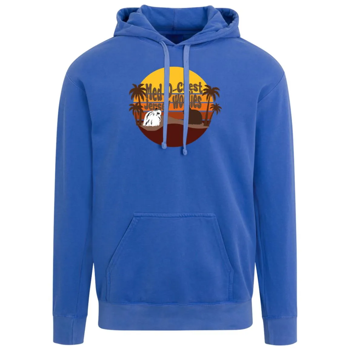 Med-O-Crest Comfort Colors Garment-Dyed Adult Hoodie