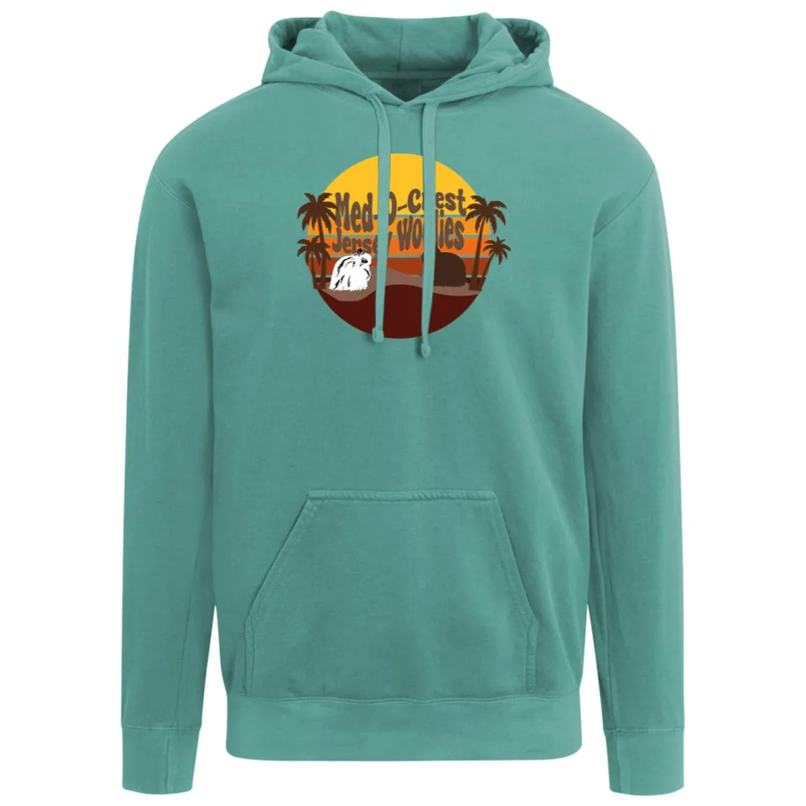 Med-O-Crest Comfort Colors Garment-Dyed Adult Hoodie